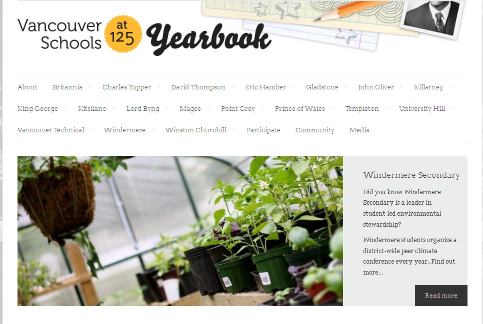 Vancouver Schools at 125 - A Yearbook